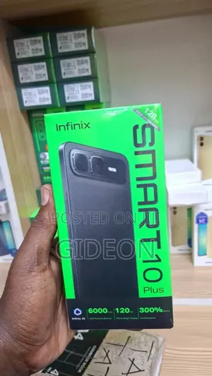 Photo - New Infinix Smart 10 Plus 128 GB Black
