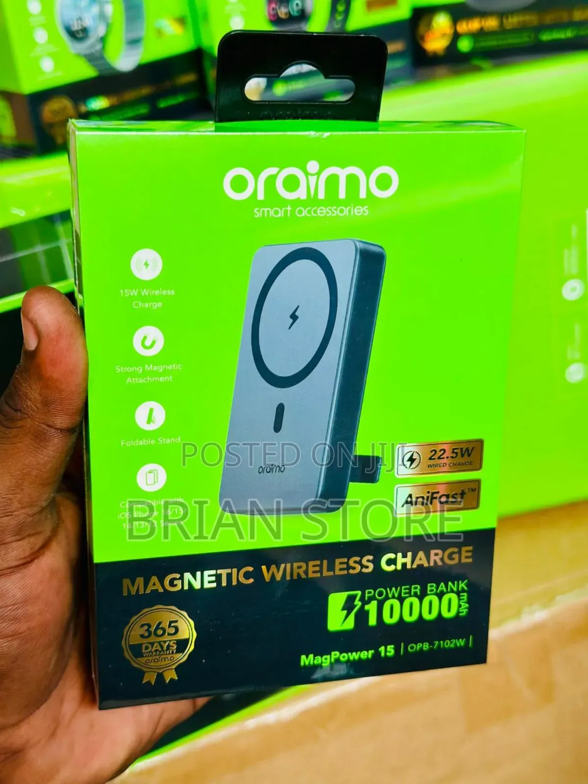 Oraimo Wireless Charging Power Bank