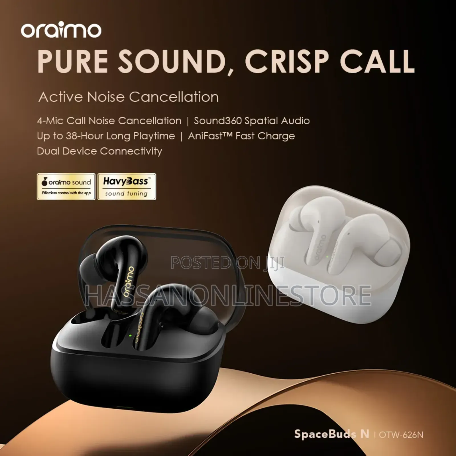 Oraimo Spacebuds N Anc True Wireless Earbuds