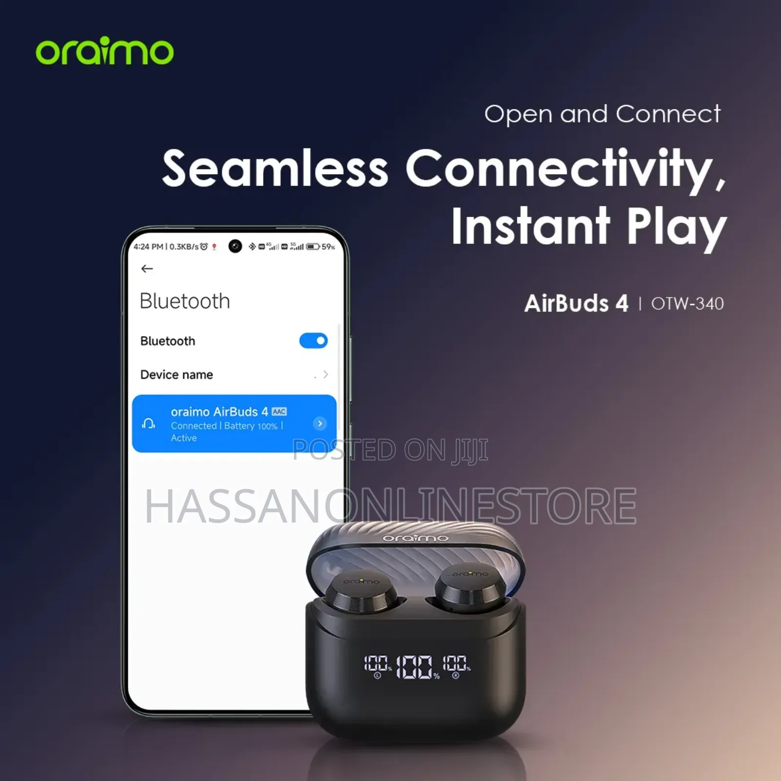Oraimo Airbuds 4 Enc True Wireless Earbuds