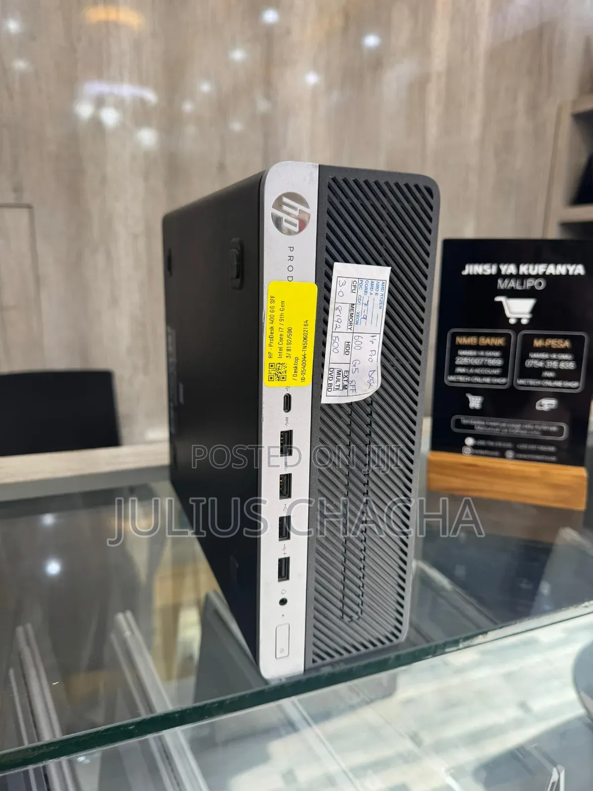 New Desktop Computer HP ProDesk 400 G5 8GB Intel Core I7 HDD+SSD 500GB