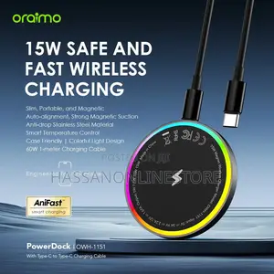 Oraimo Powerdock 15w Magnetic Wireless Charging Pad