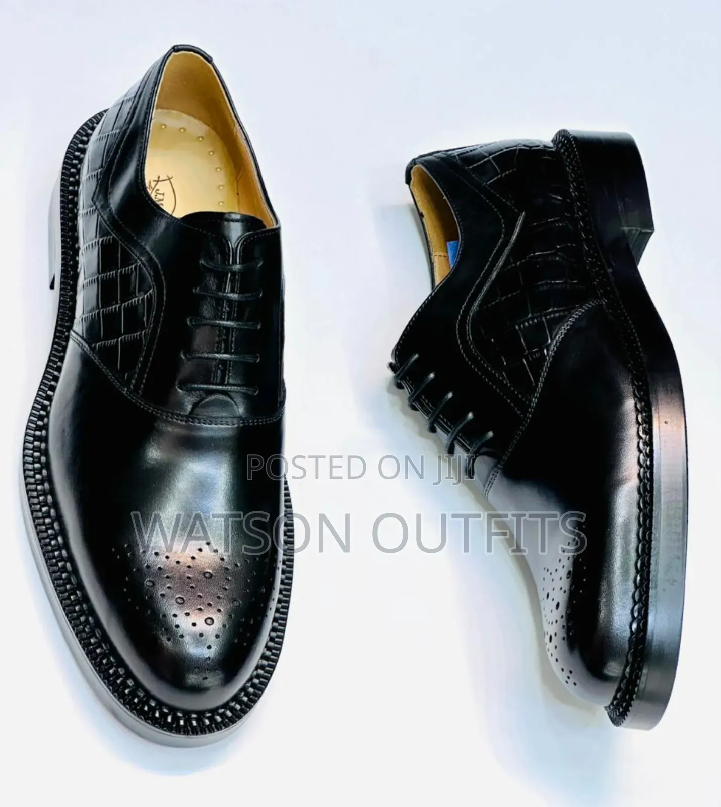 Men's Leather Shoes Official Na Classic Za Ngozi Kabisa