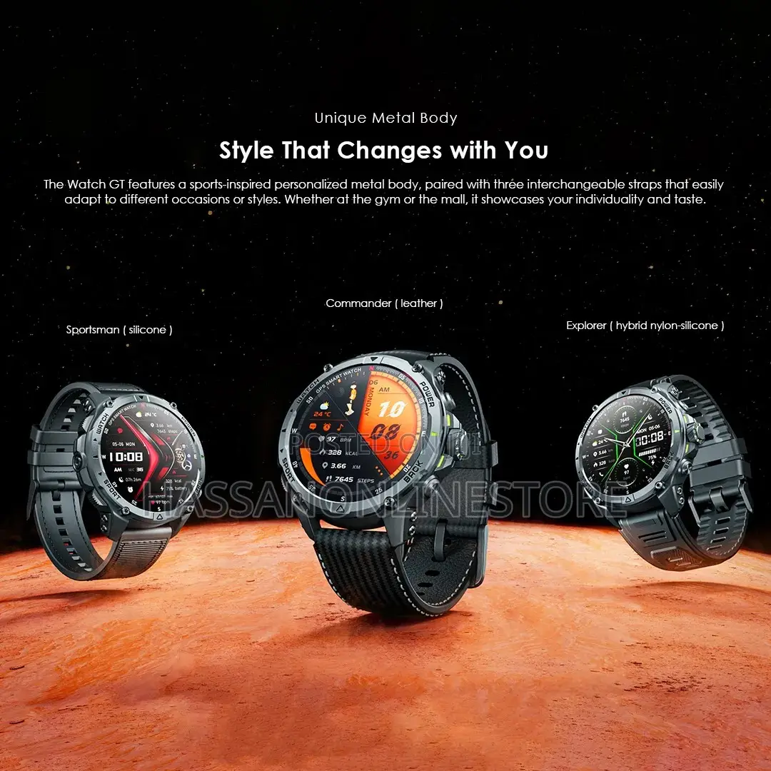 Oraimo Watch Gt 1.43" Amoled 3atm GPS Smart Watch