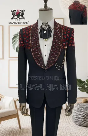 Saintenee Black Suit