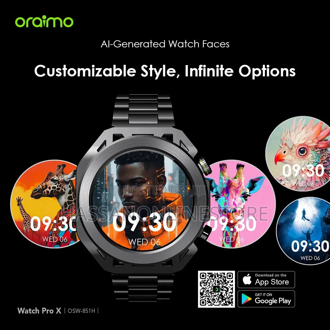 Oraimo Watch Pro X 1.43'' Amoled Ip68 Smart Watch