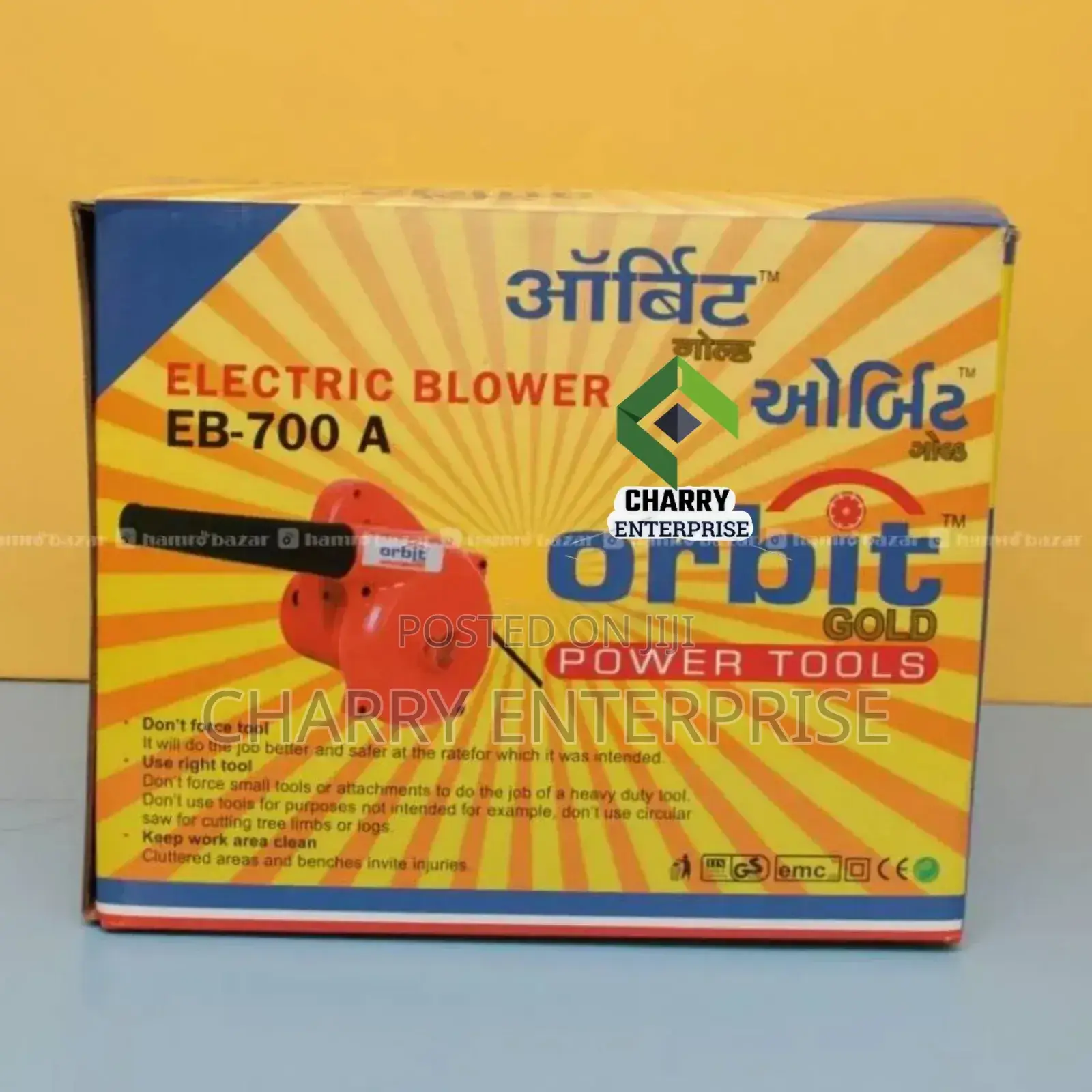 Orbit Portable Electric Air Blower Suction Inafyonza Vumbi