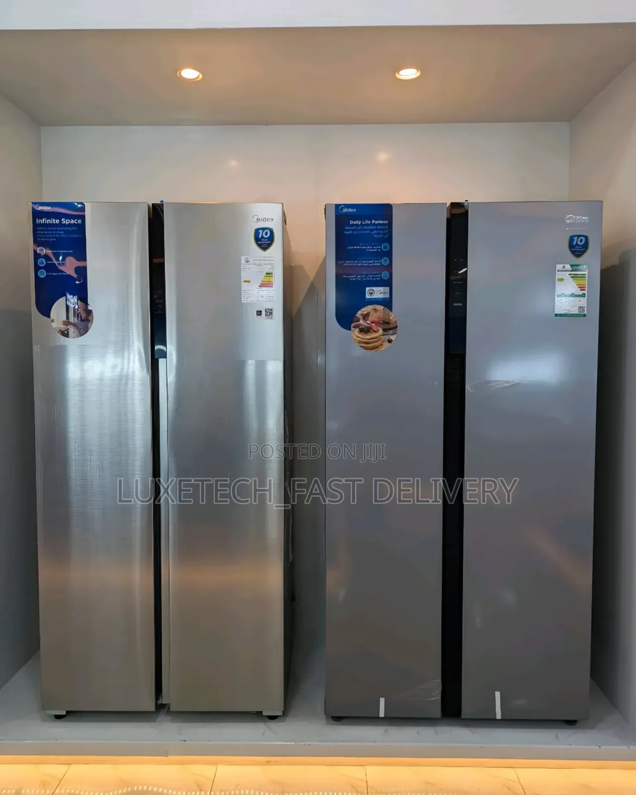 Midea 430-Liters Side by Side Non-Frost Fridge