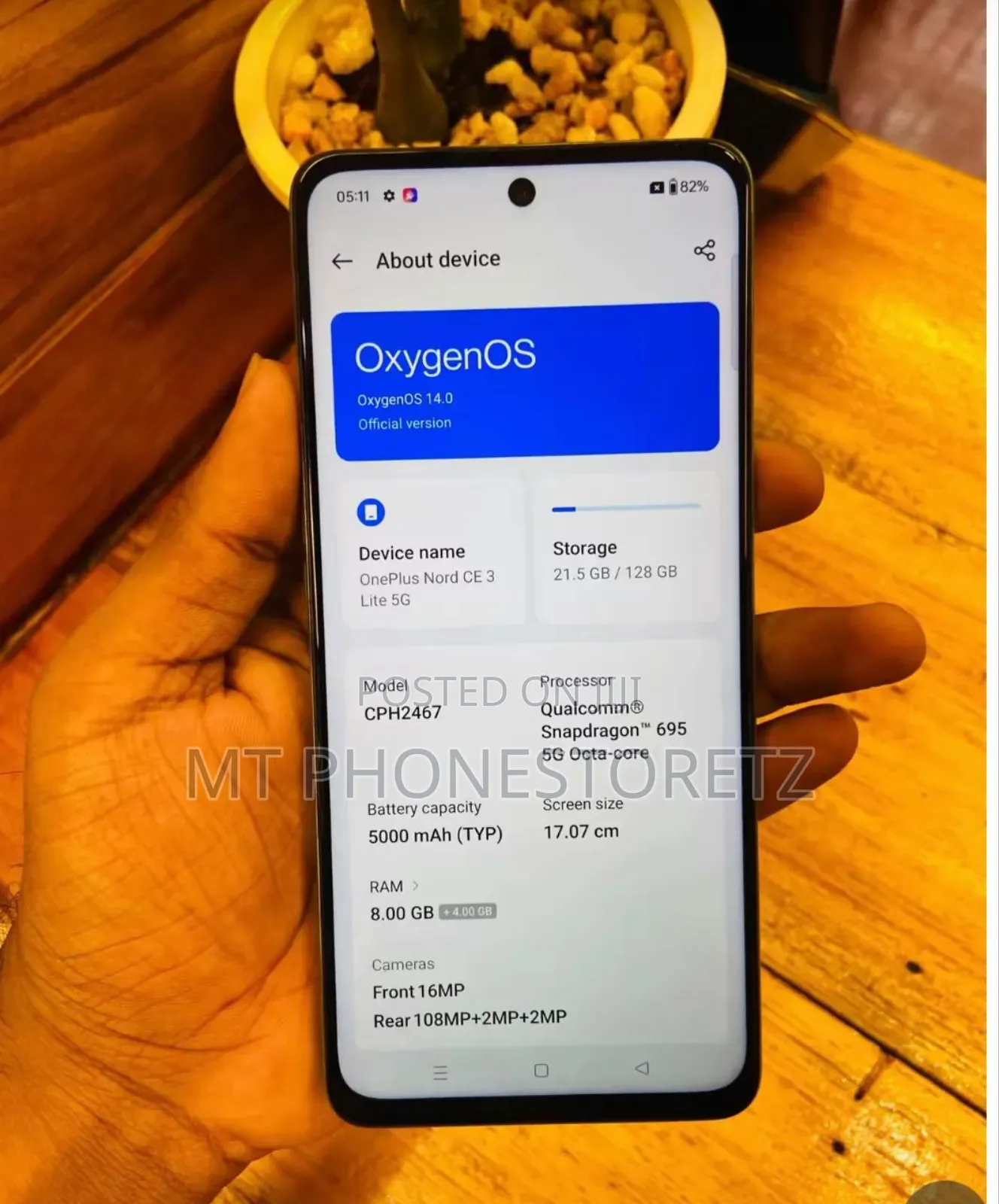 New OnePlus Nord CE 3 Lite 5G 128 GB Yellow