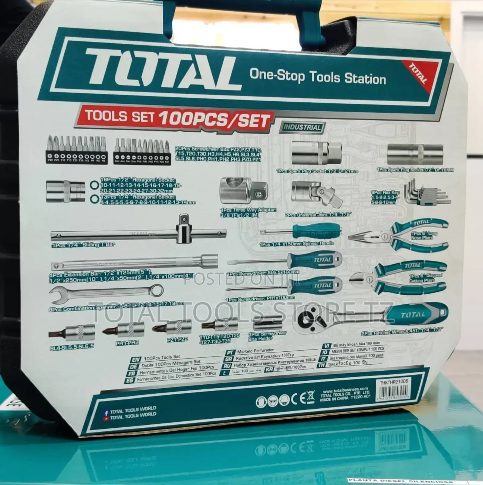 Total Tool Box 100pcs