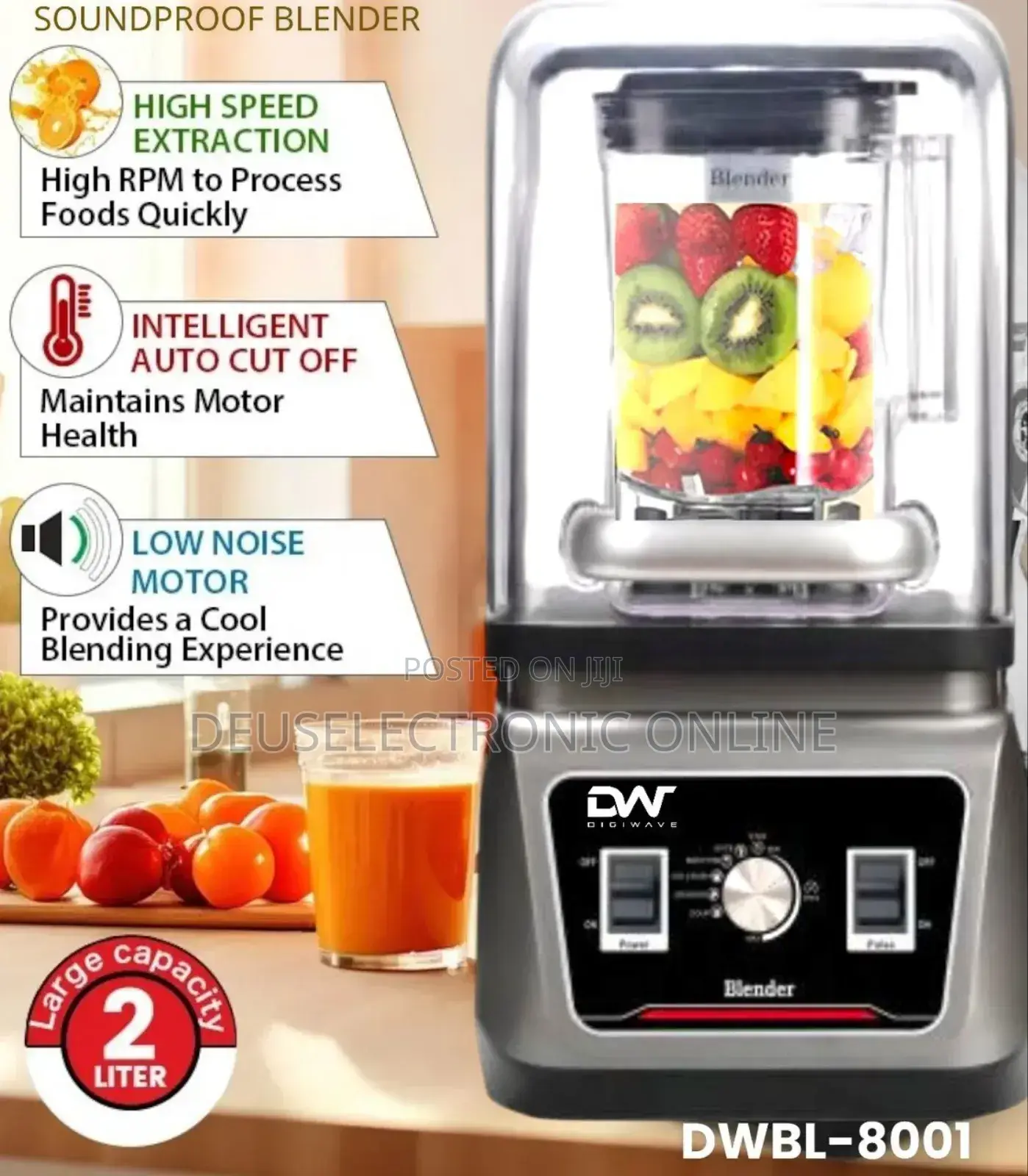 *Digiwave Soundproof Blender 2l