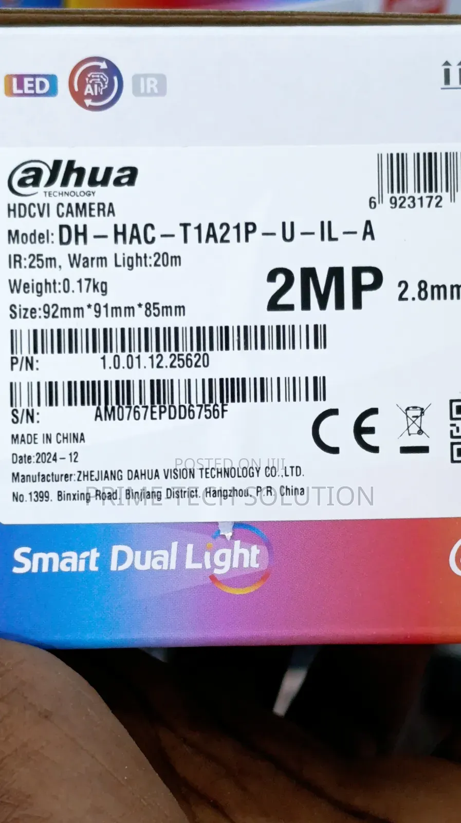 2mp Smart Dual Light Hdcvi Eyeball Camera