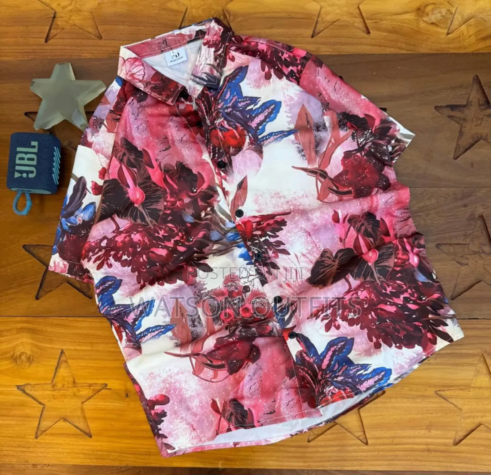 Men's Exciting Short Sleeve Shirts With Various Flowers