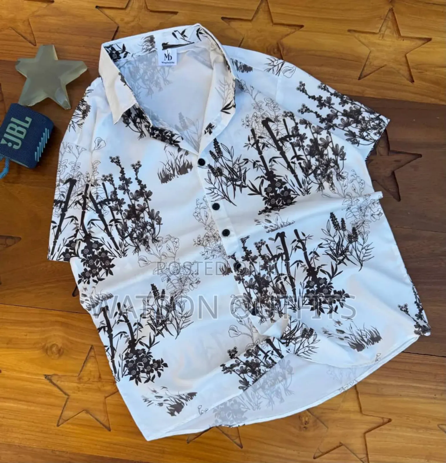 Men's Exciting Short Sleeve Shirts With Various Flowers