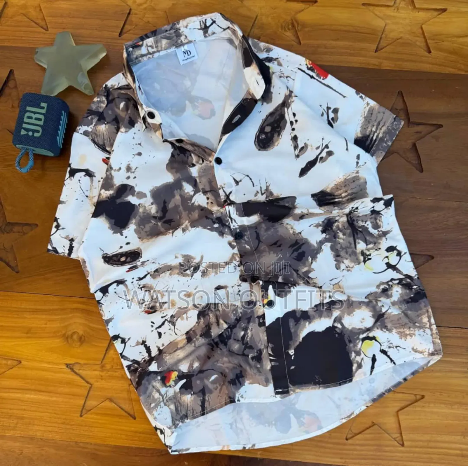 Men's Exciting Short Sleeve Shirts With Various Flowers
