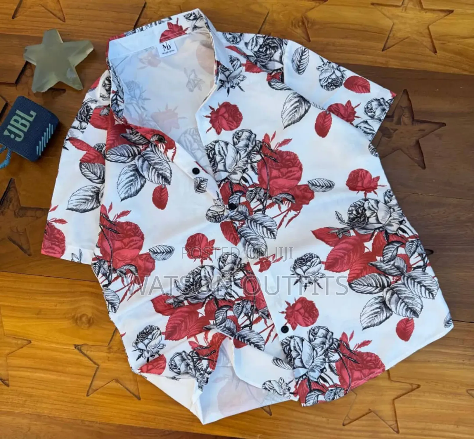 Men's Exciting Short Sleeve Shirts With Various Flowers