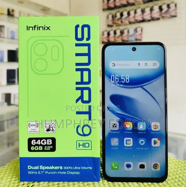New Infinix Smart 9 64 GB Black