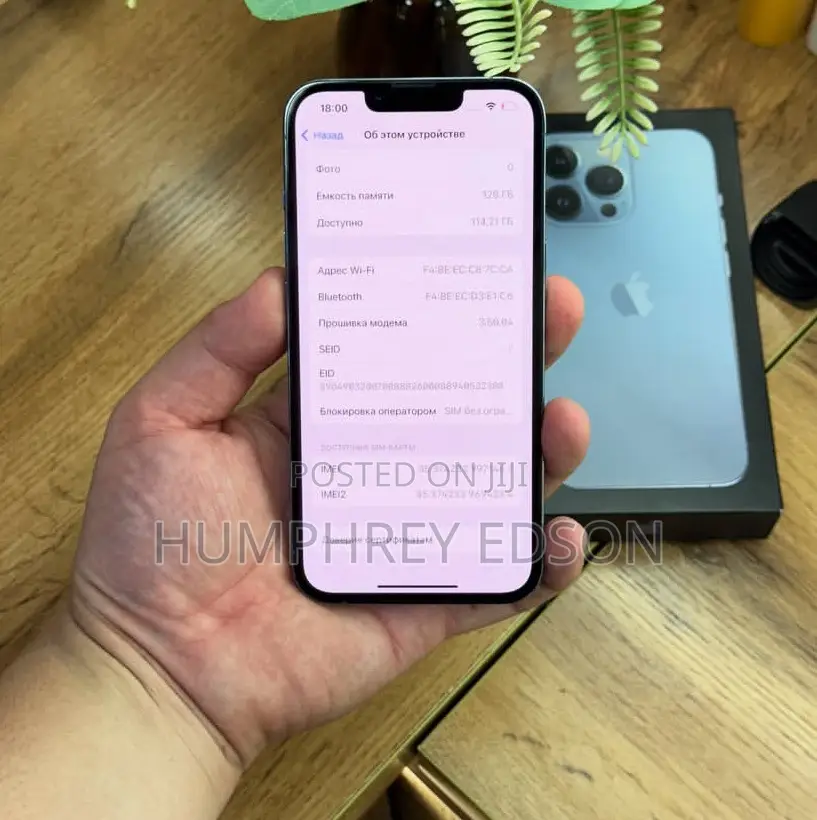 New Apple iPhone 13 Pro 256 GB Blue