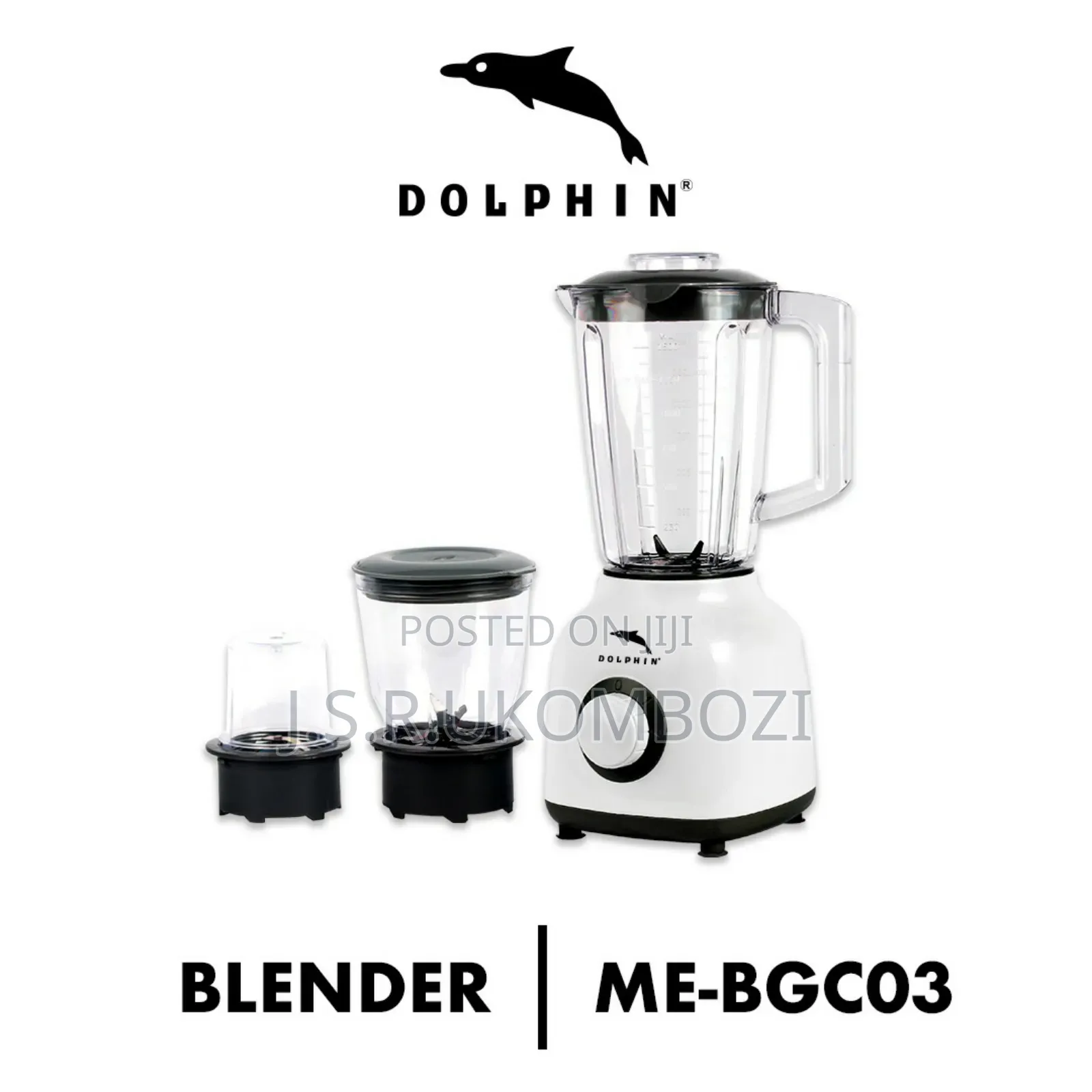 Blender - Dolphin
Bgc03 
1.5ltr - White (3in1)