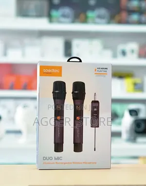 Soundtec Rechargeable Microphone (Double )