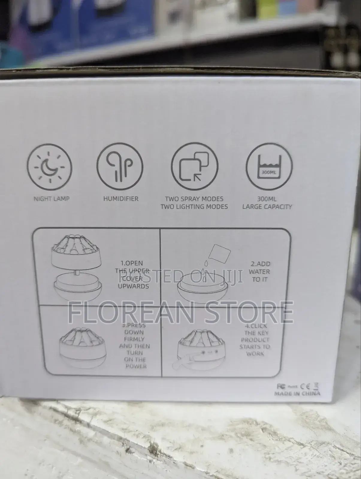 Charcoal Fire Humidifier Diffuser