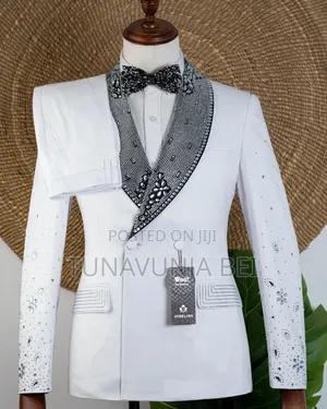 White Special Wedding Suit