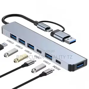 8-in-1 Usb Multiport Hub