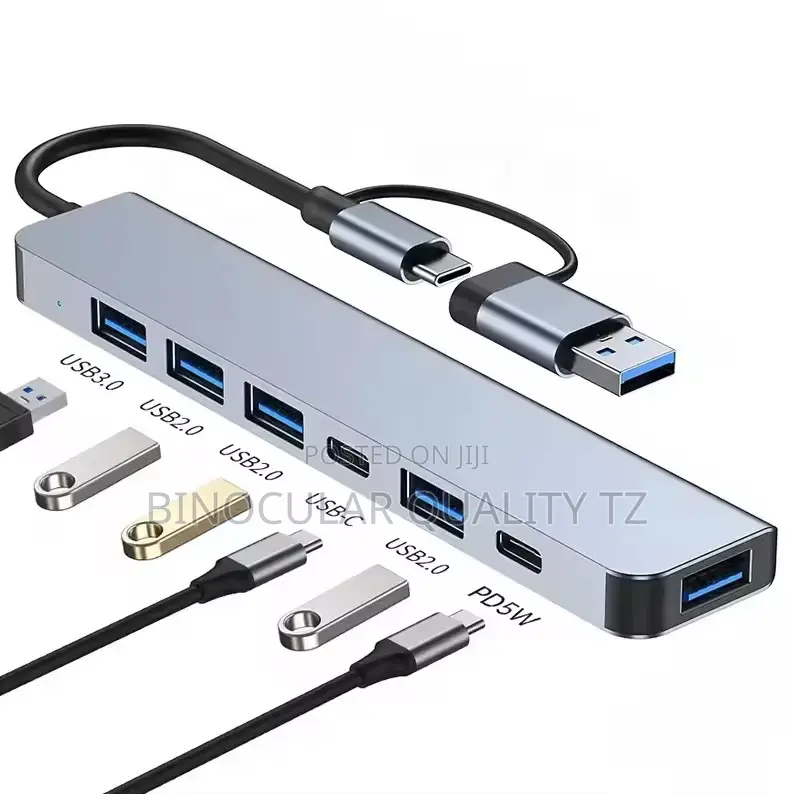 8-in-1 Usb Multiport Hub