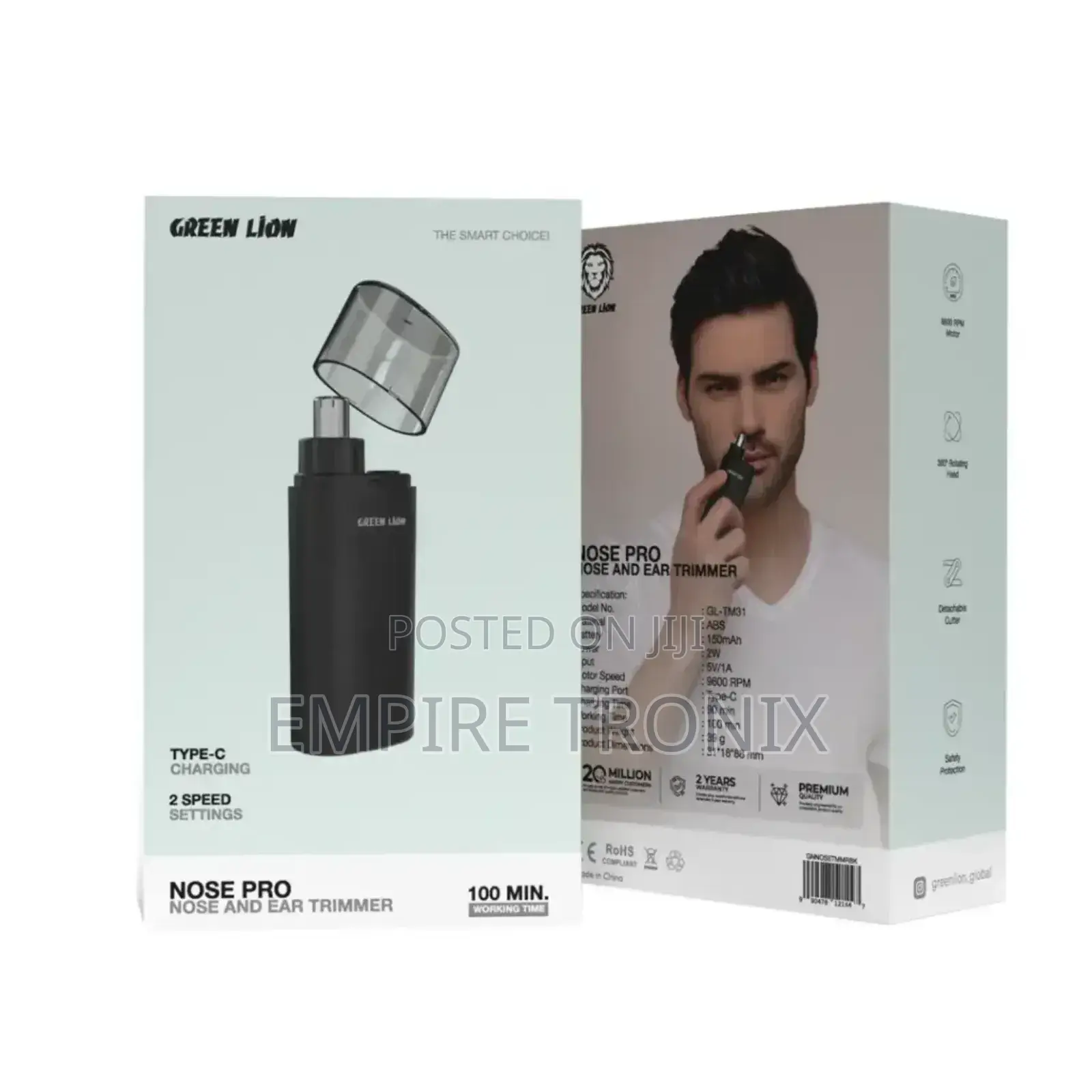 Green Lion Nose Pro Nose and Ear Trimmer