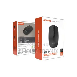 Porodo Wireless and Bluetooth Rechargeable Mouse Dpi 1600