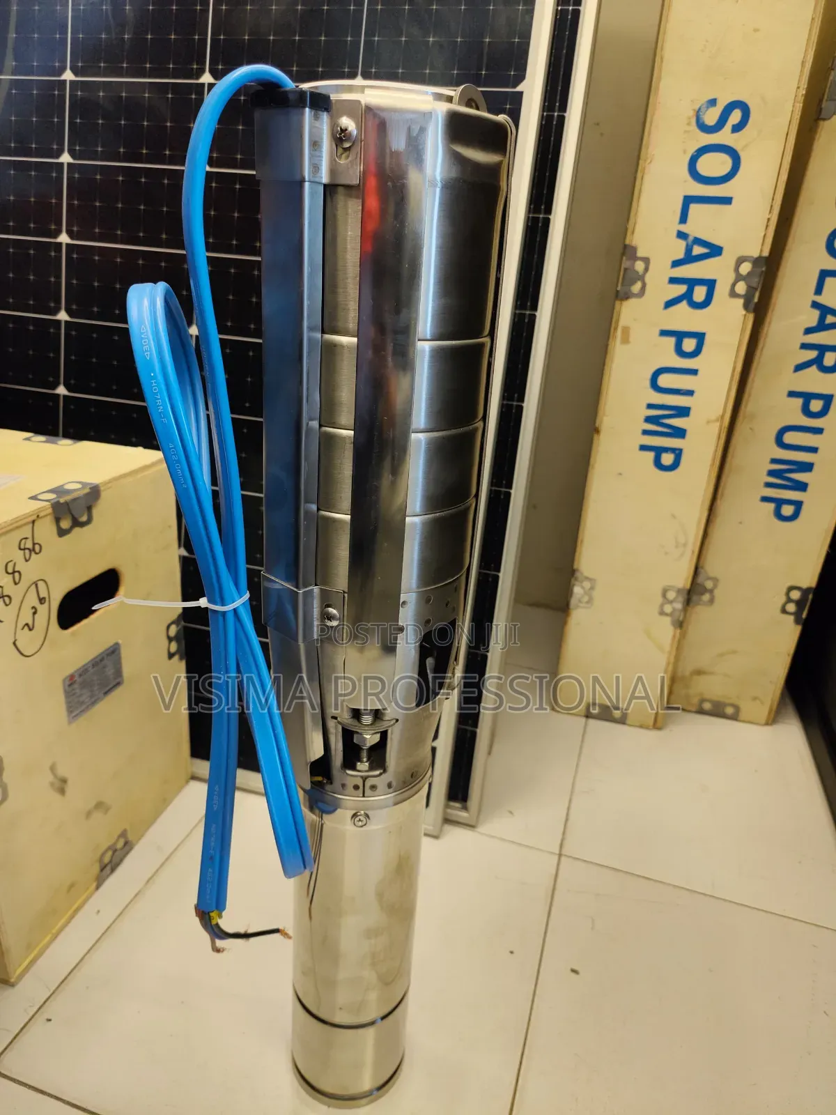 Hybrid Solar Pump 3hp Inavuta Maji Mita 170 Mpaka Mita 200