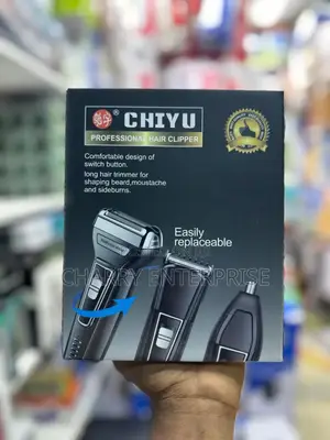 Chiyu 3in1 Hair Trimmer Clipper Mashine Ya Kunyoa Ya Kuchaji