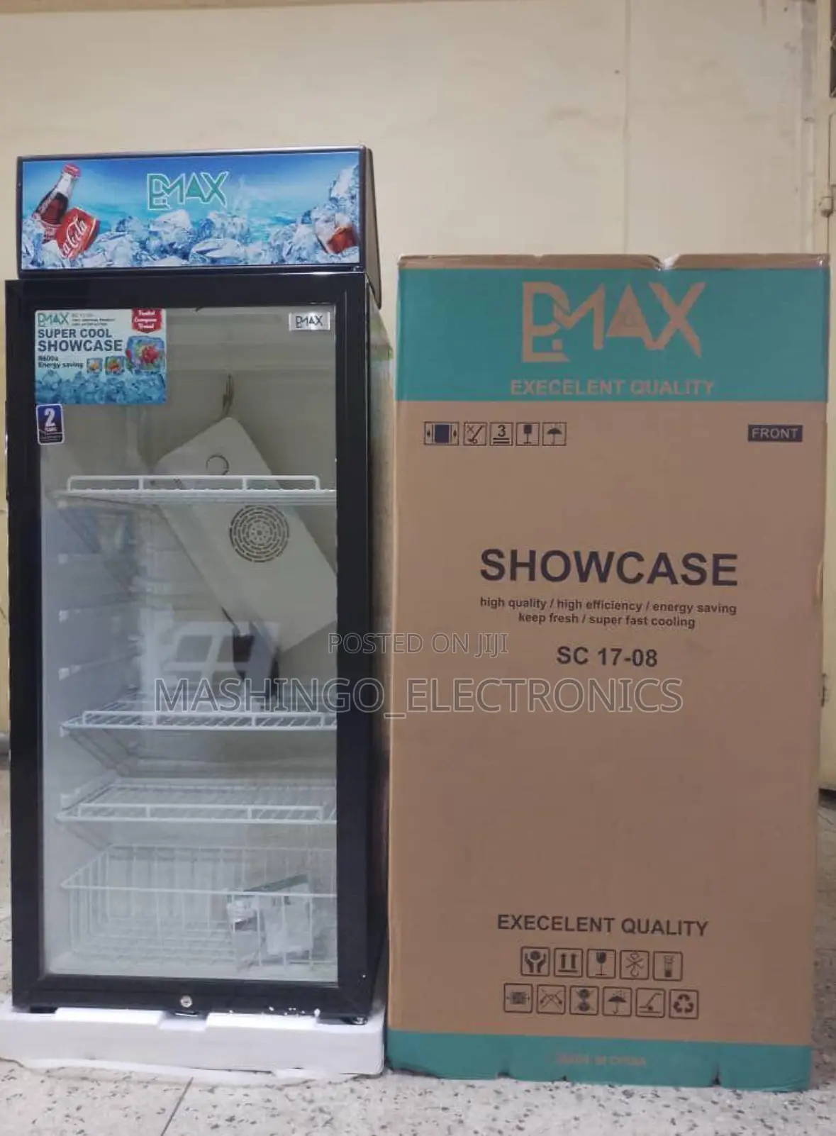 175 Liter Bmax Showcase Fridge