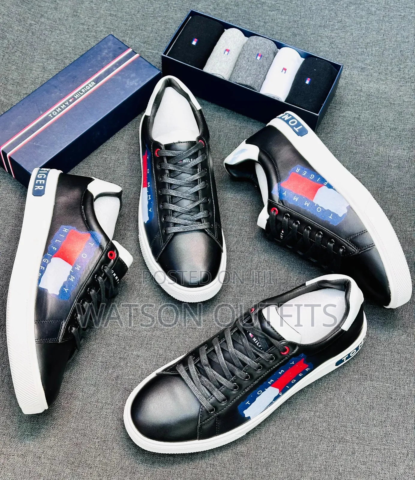Men's Tommy Hilfiger Leather Shoes