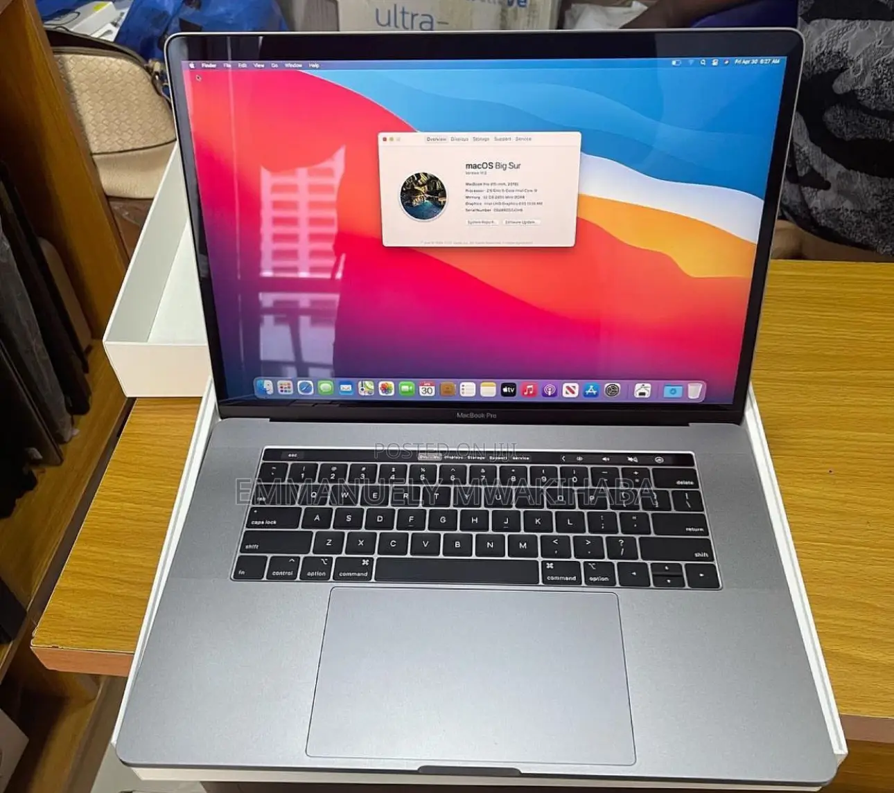Laptop Apple MacBook Pro 2018 32GB Intel Core I7 SSD 512GB
