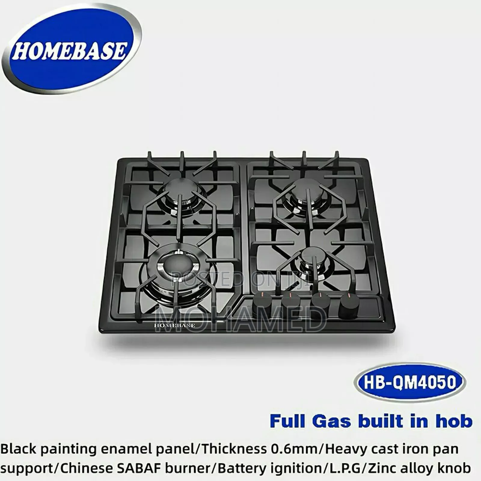 Homebase 4plates Zote Gas
