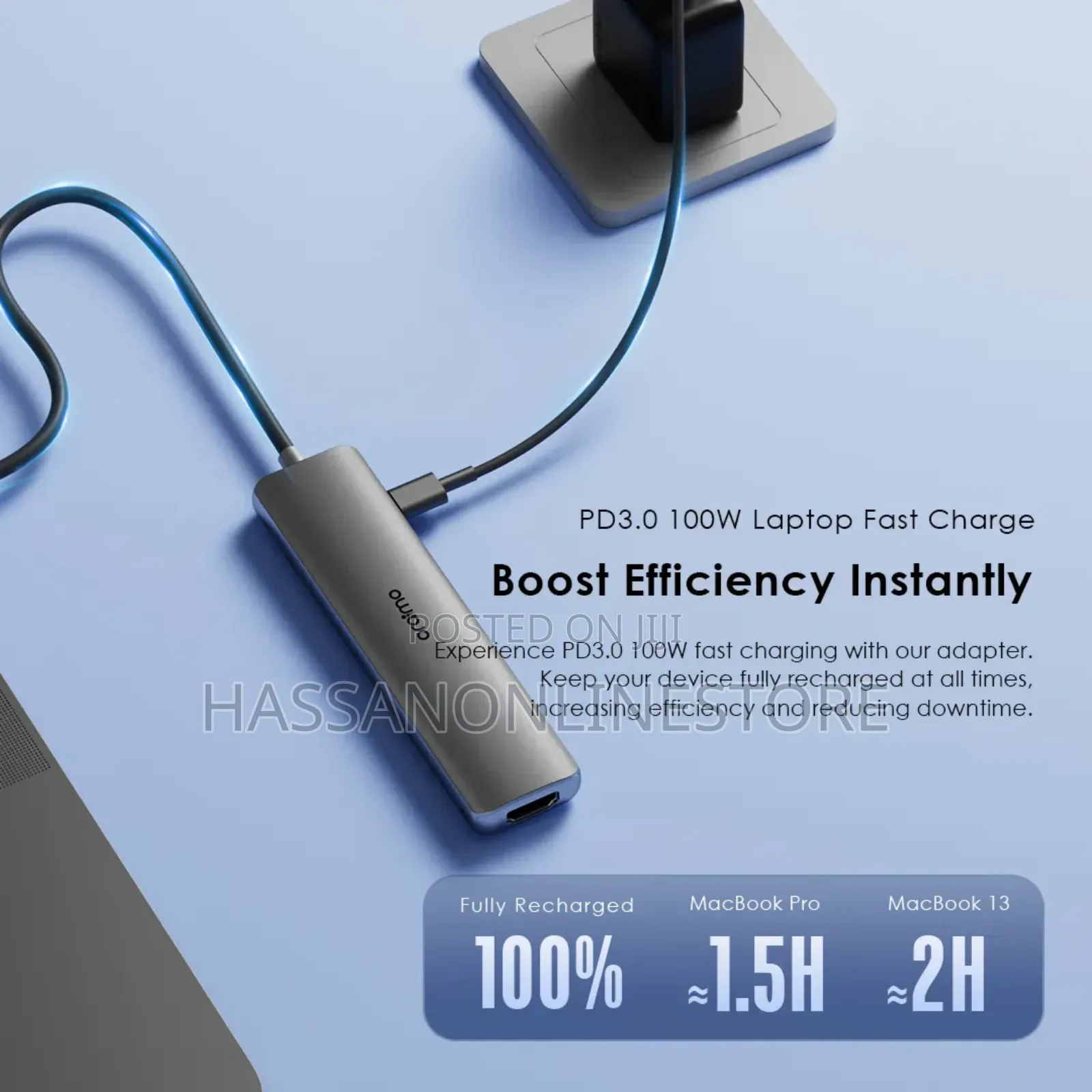 Oraimo Powertrans Usb-C Hub 7-in-1 Multi-Functional Adapter
