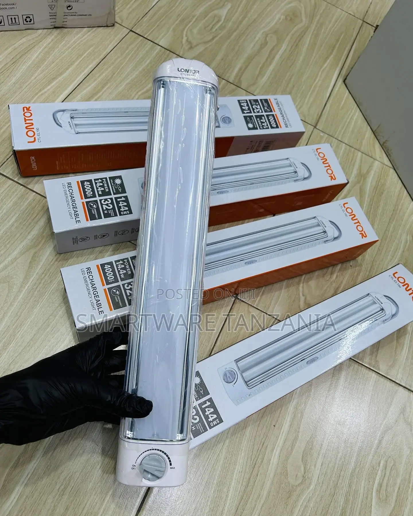 Rechargeable Multifunctional Led Emergency Lamp - White