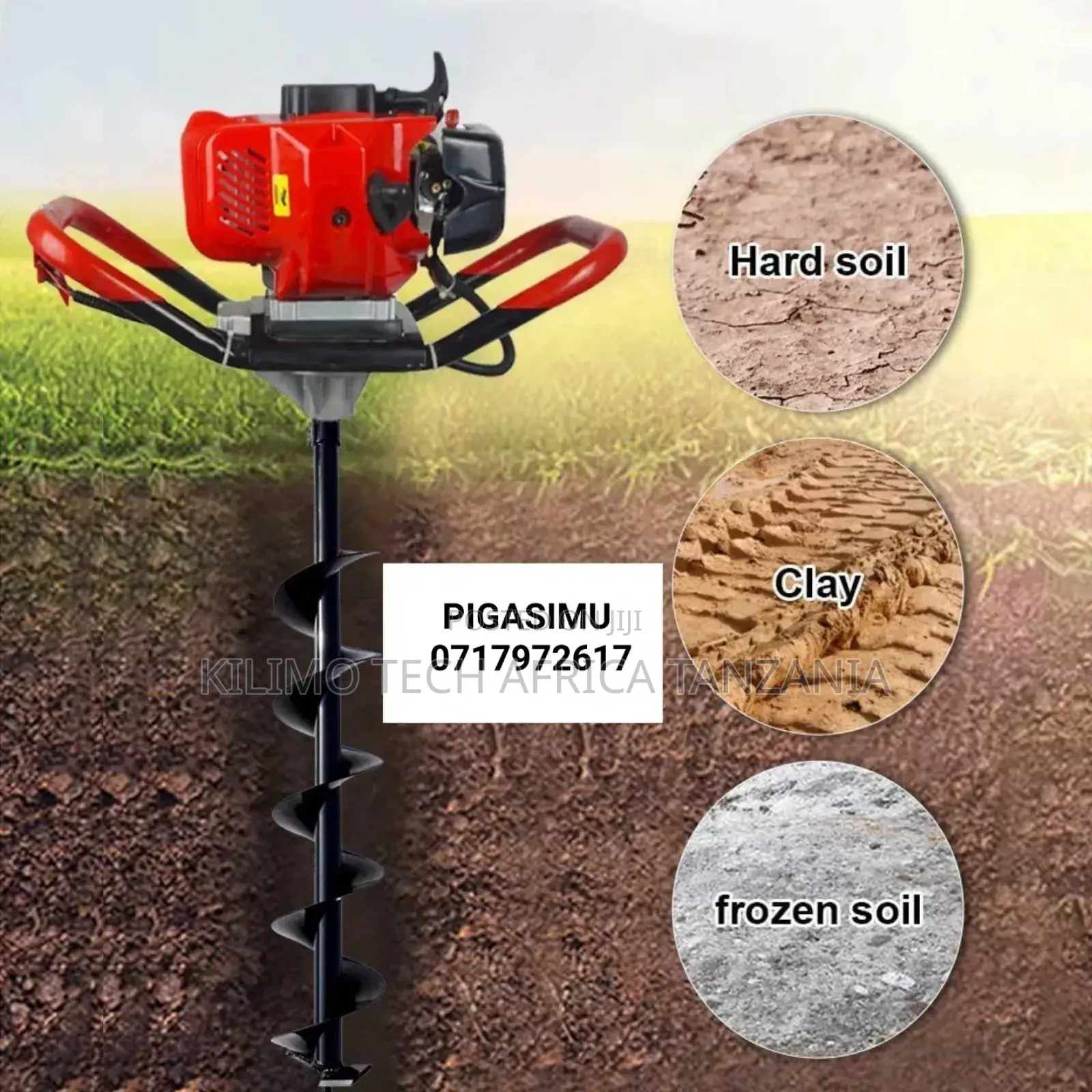 Mashine Ya Kuchimbia Mashimo ( Earth Auger )