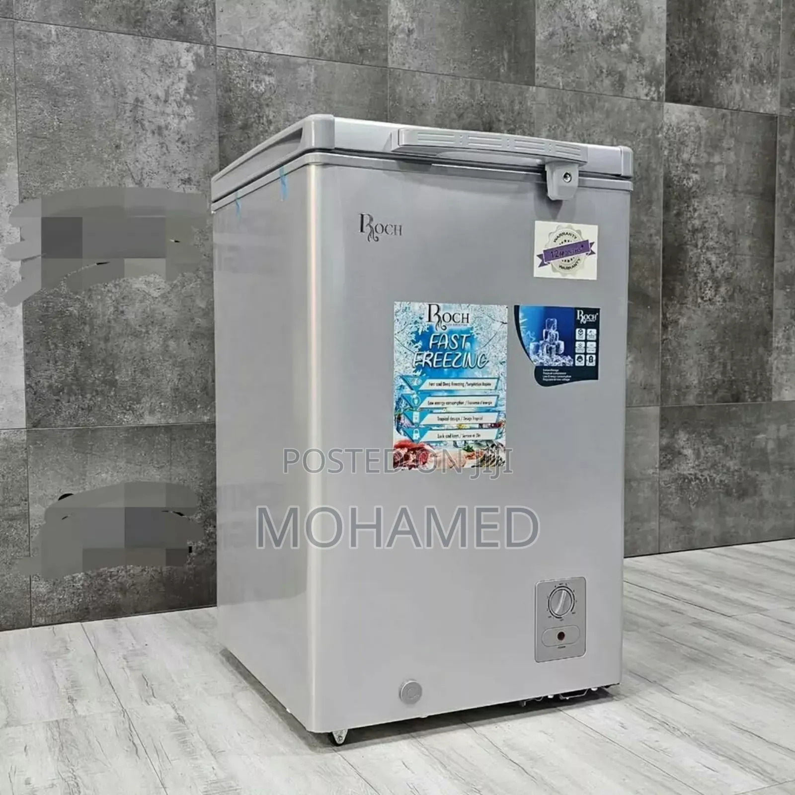 Roch Single Door Freezer 100l