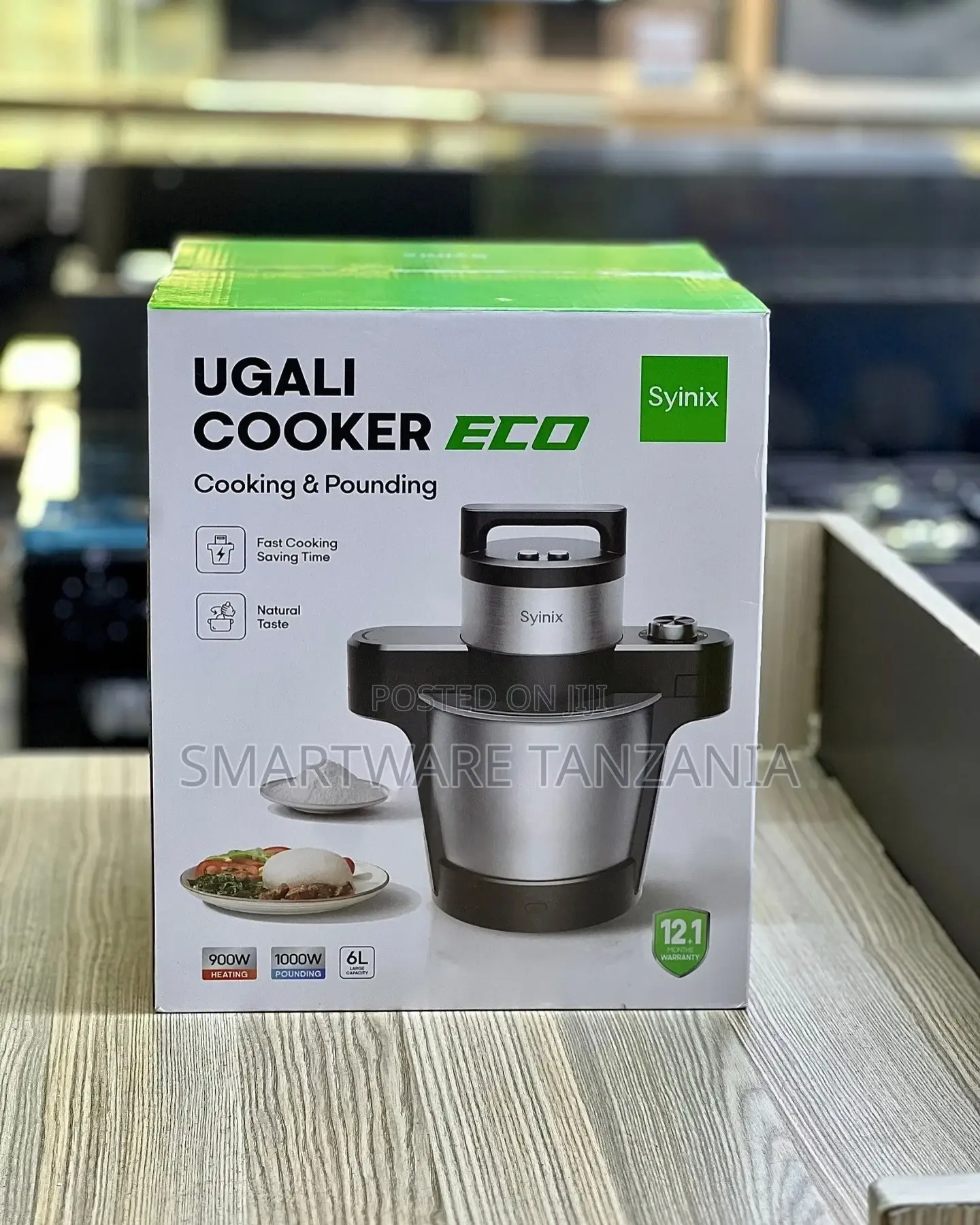 Quality Synix 6l Ugali Maker Eco Fufu Cooking and Pounding