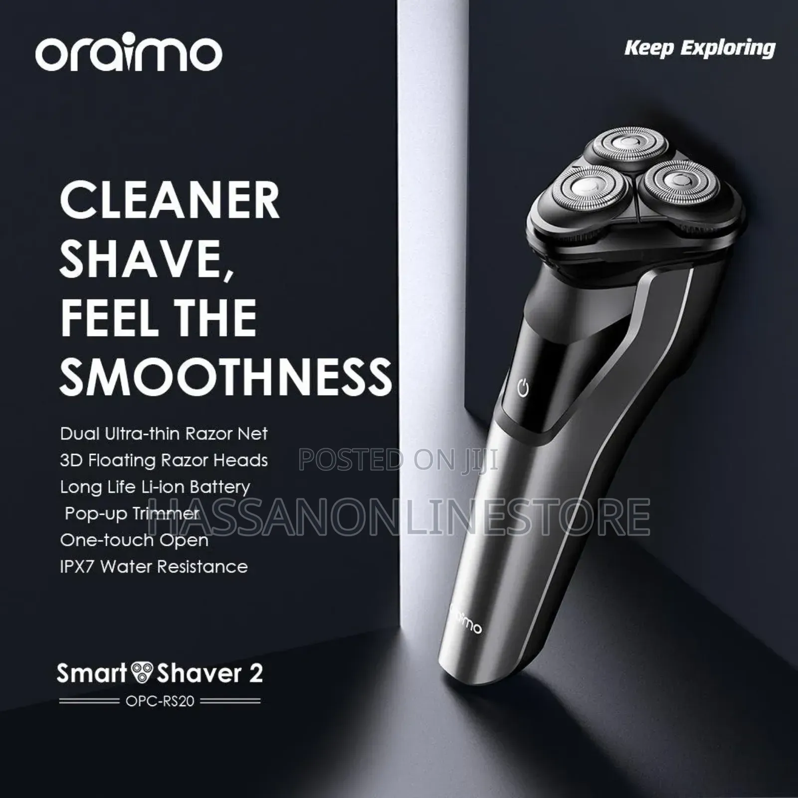 Oraimo Smart Shaver 2 Ipx7 Smoothness Shaver