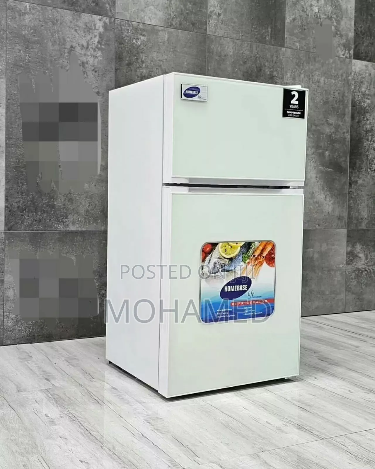 Homebase Single Door Fridge 100l