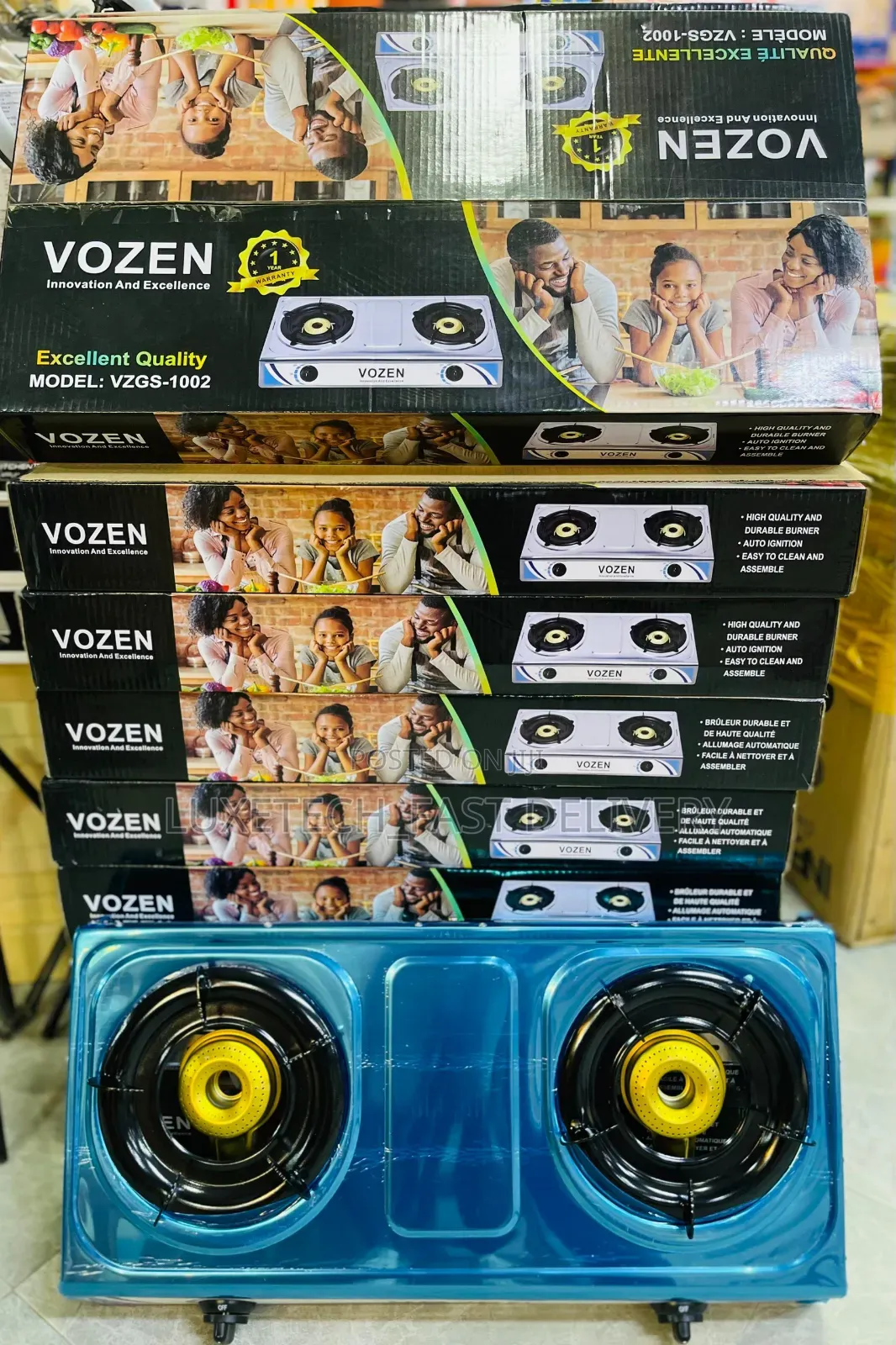 Vozen Gas Cooker 2 Burners