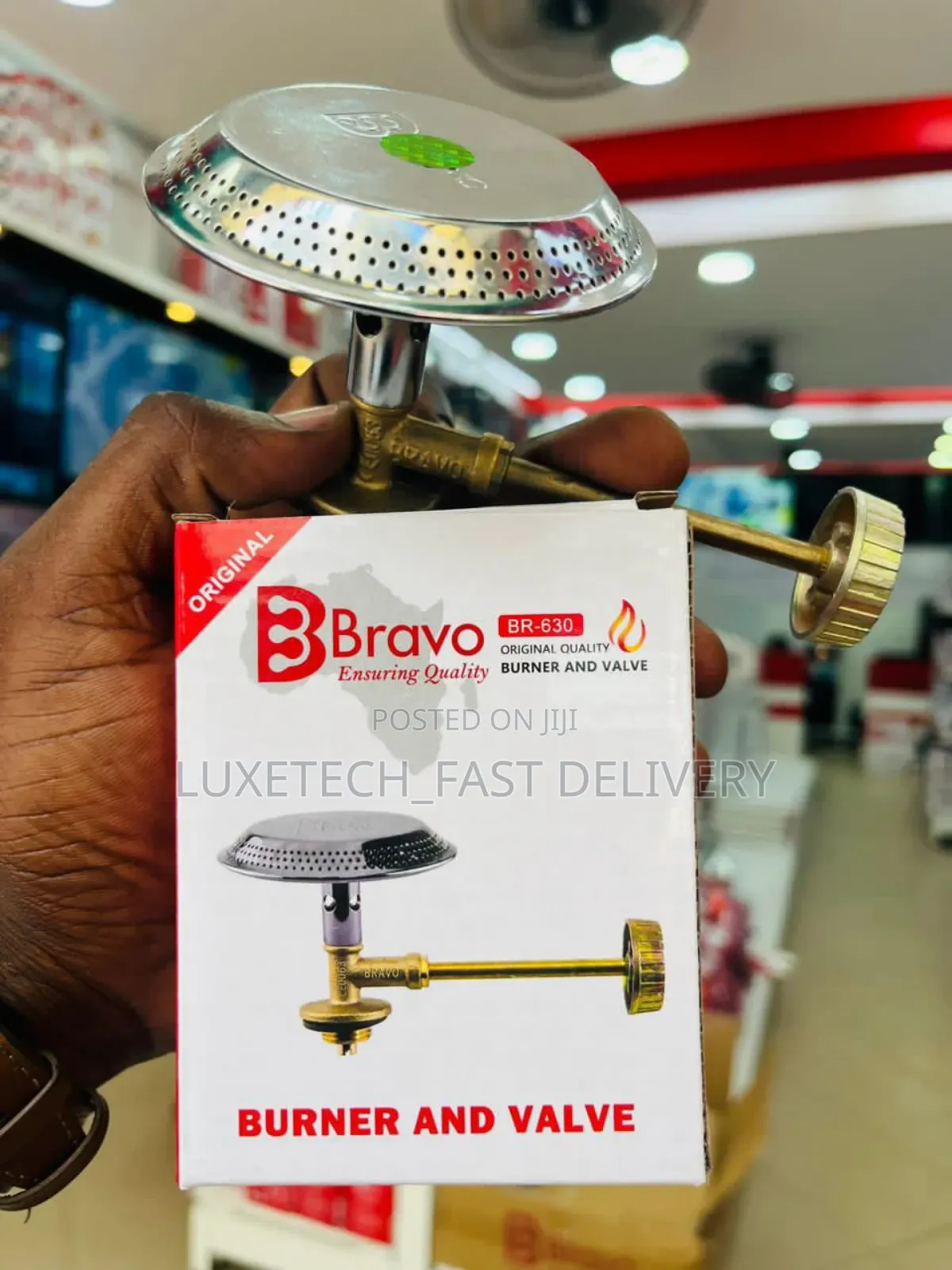 Gas Burner and Valve for Gas Cookers