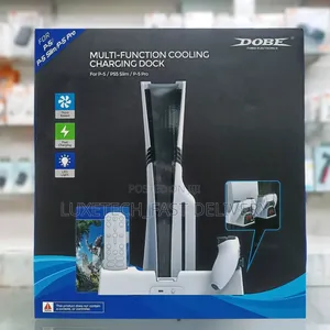 Multi-Function Cooling Charging Dock for Playstation 5 Games