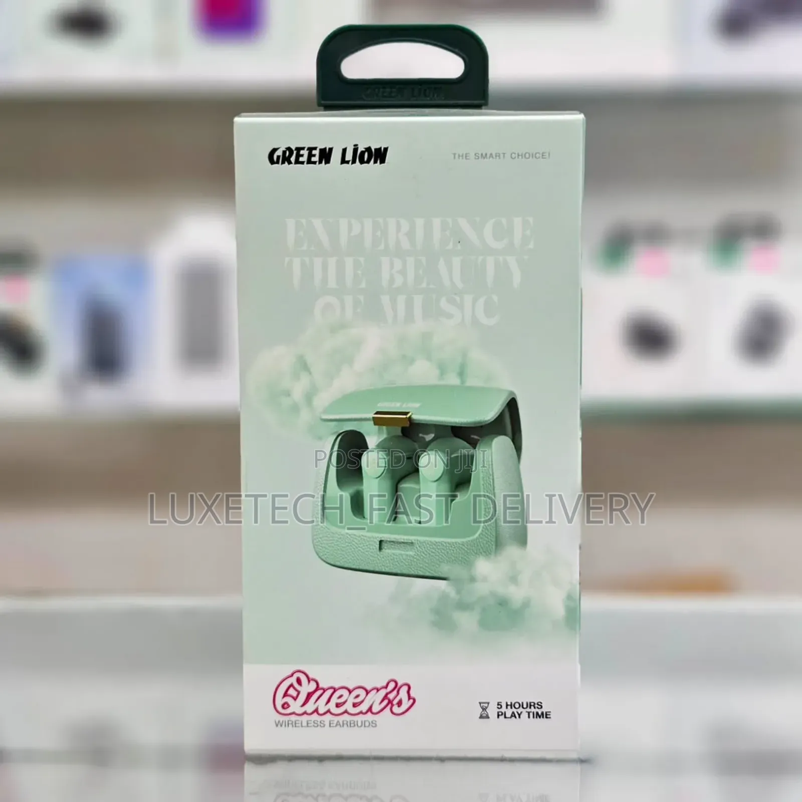 Green Lion Queen's True Wireless Woman Earbuds.