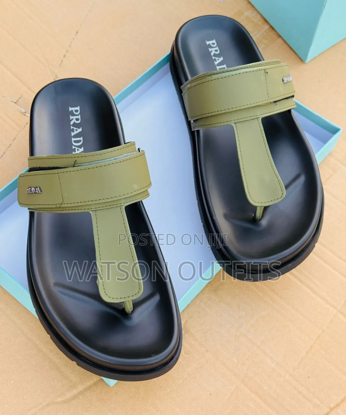 Top Quality Prada Materials Sandals Suitable for Men