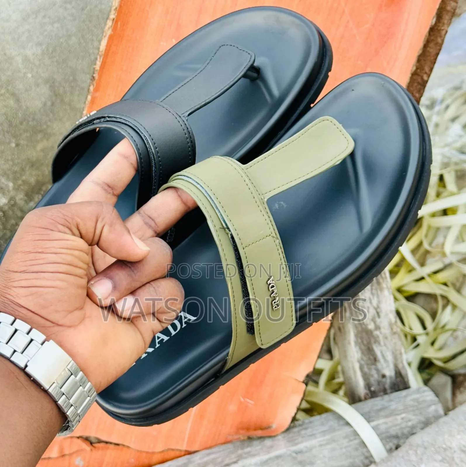 Top Quality Prada Materials Sandals Suitable for Men