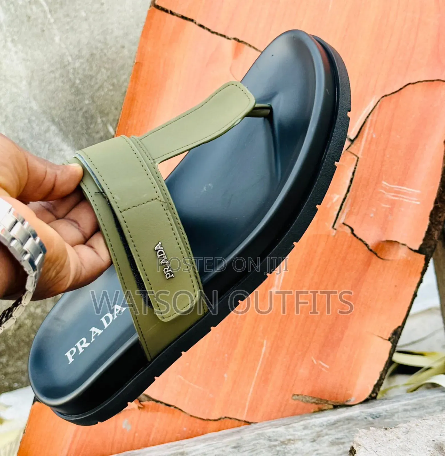 Top Quality Prada Materials Sandals Suitable for Men